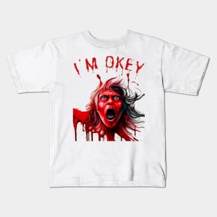 Red scream Kids T-Shirt